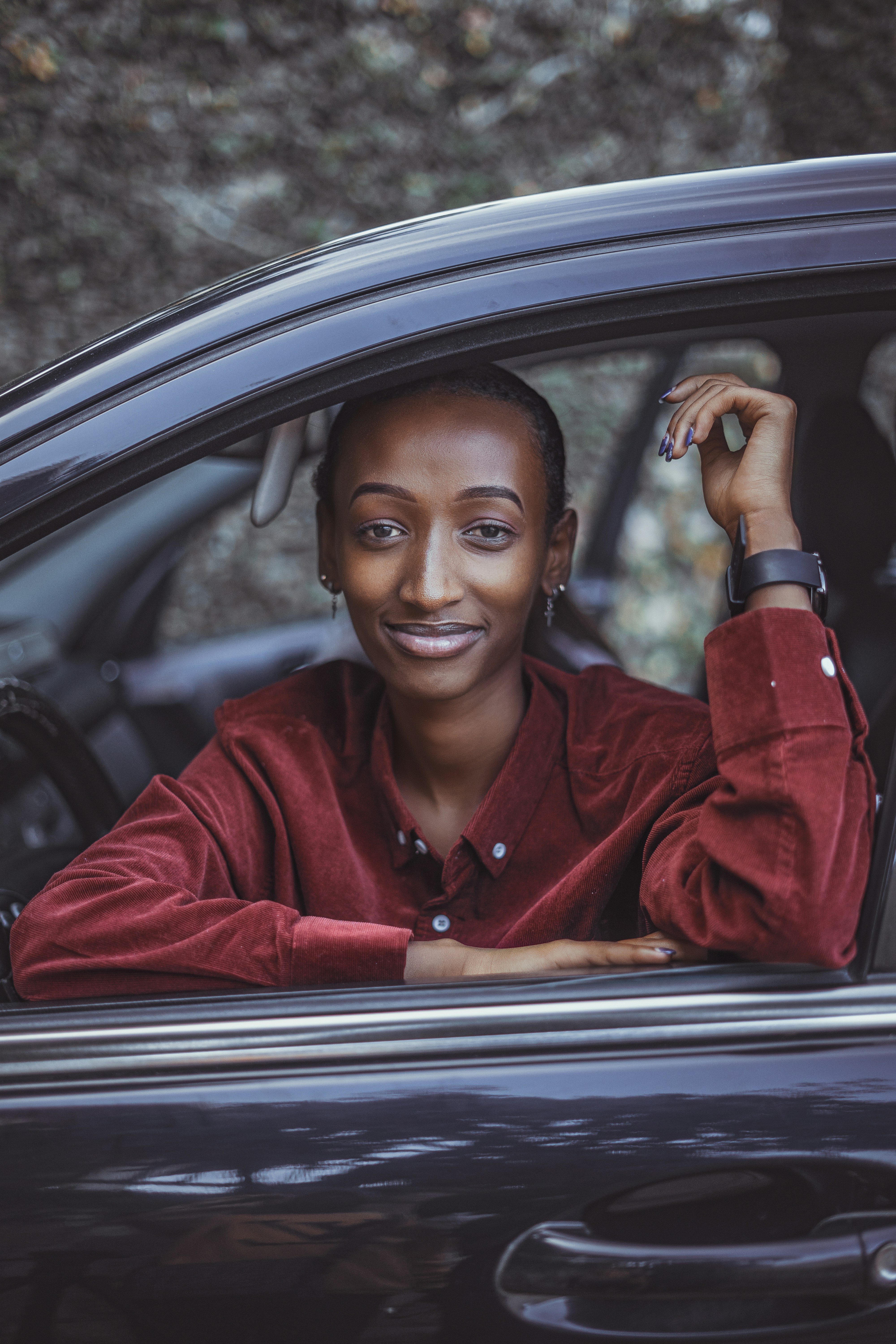 Chauffeur heureux